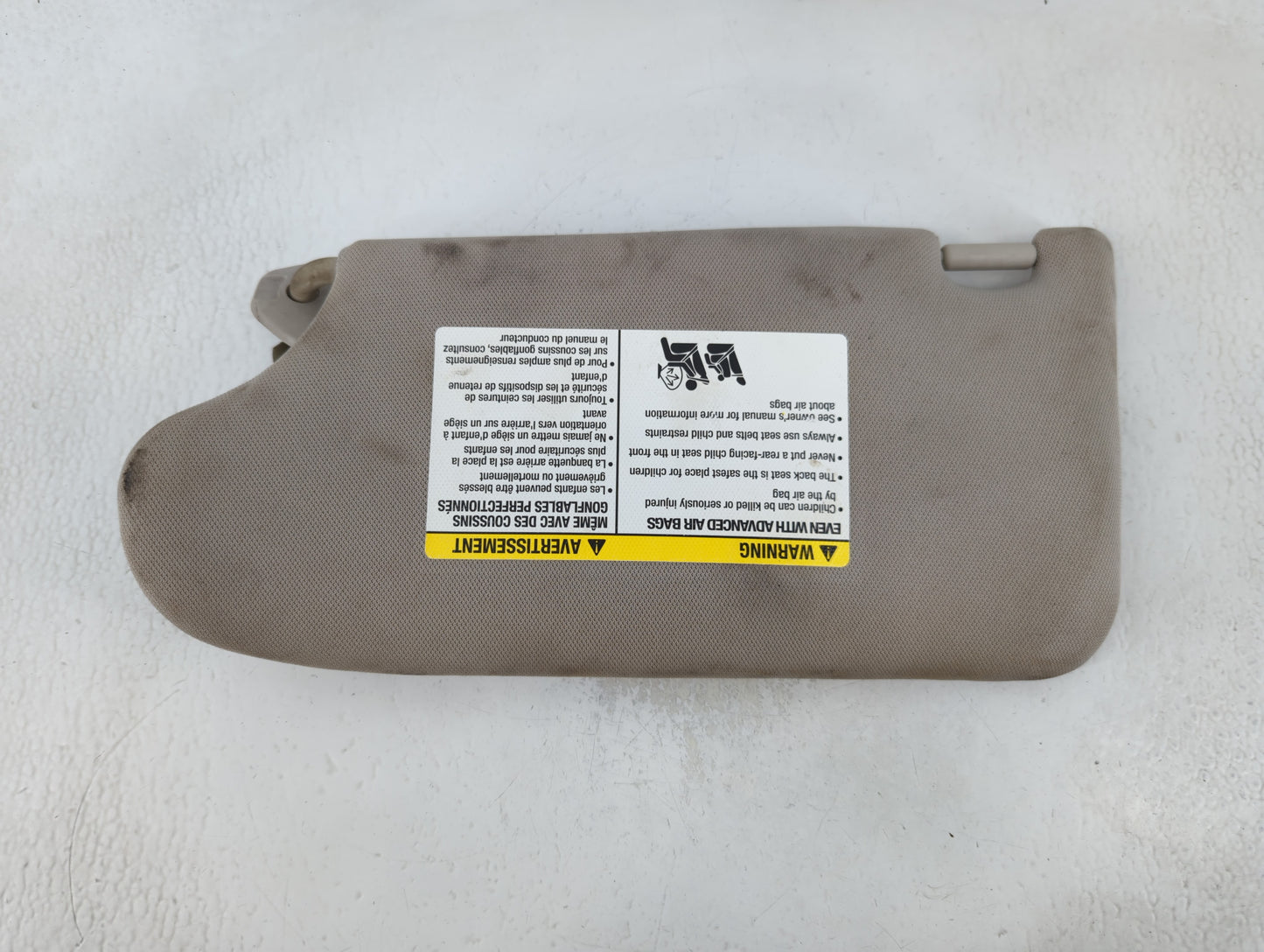 2013-2018 Nissan Altima Sun Visor Shade Replacement Passenger Right Mirror Fits Fits 2013 2014 2015 2016 2017 2018 OEM Used 