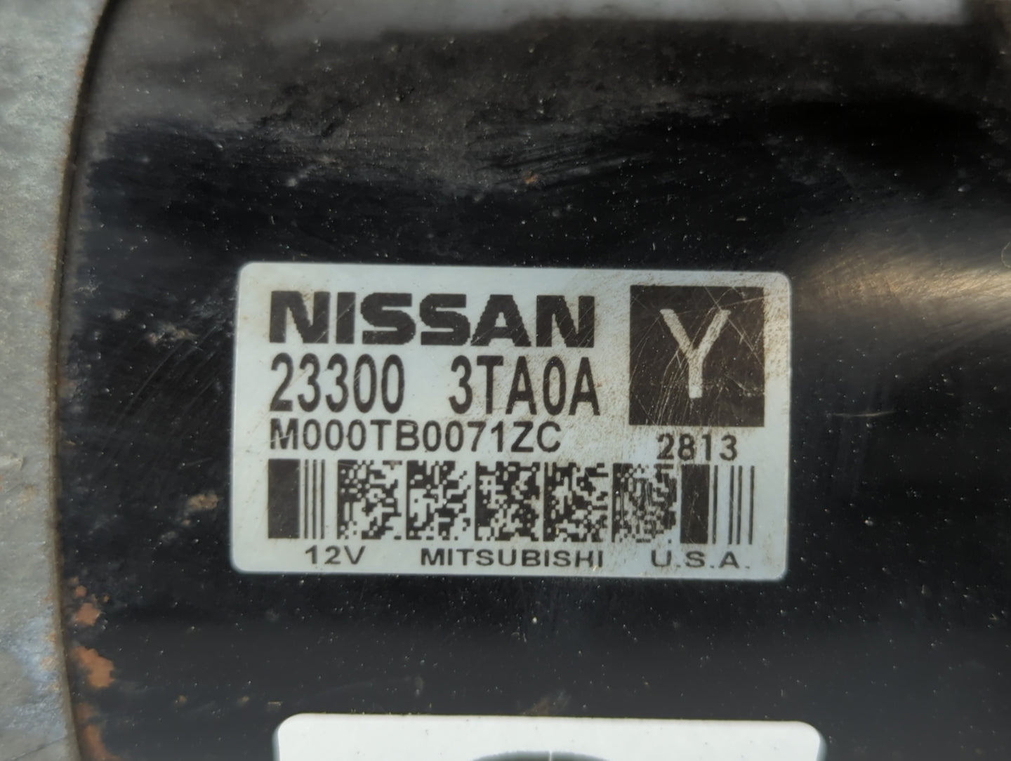 2013-2018 Nissan Altima Car Starter Motor Solenoid OEM P/N:M000TB0071ZC 23300 3TA0A Fits Fits 2013 2014 2015 2016 2017 2018 
