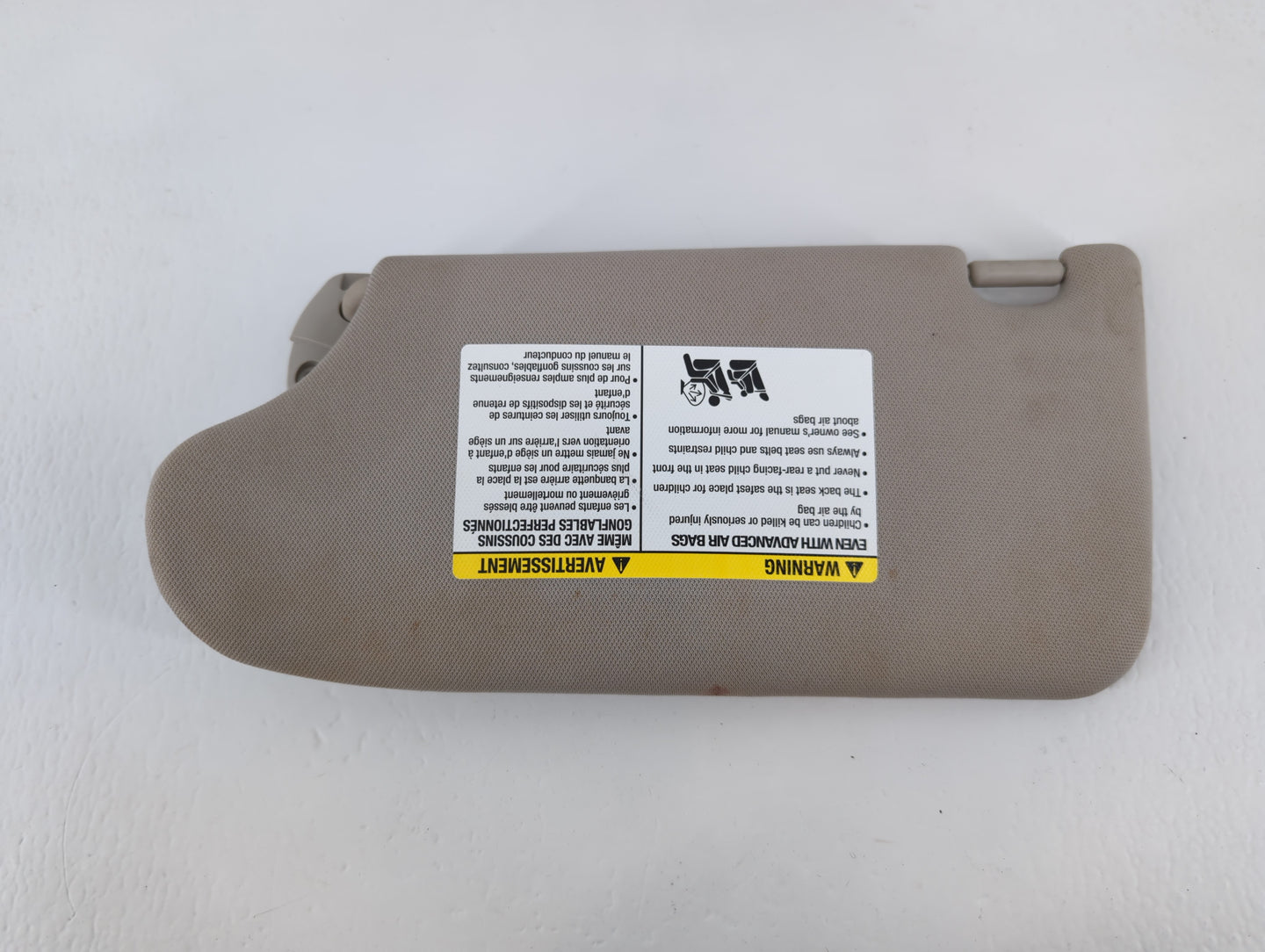 2013-2017 Nissan Altima Sun Visor Shade Replacement Passenger Right Mirror Fits Fits 2013 2014 2015 2016 2017 OEM Used Auto 