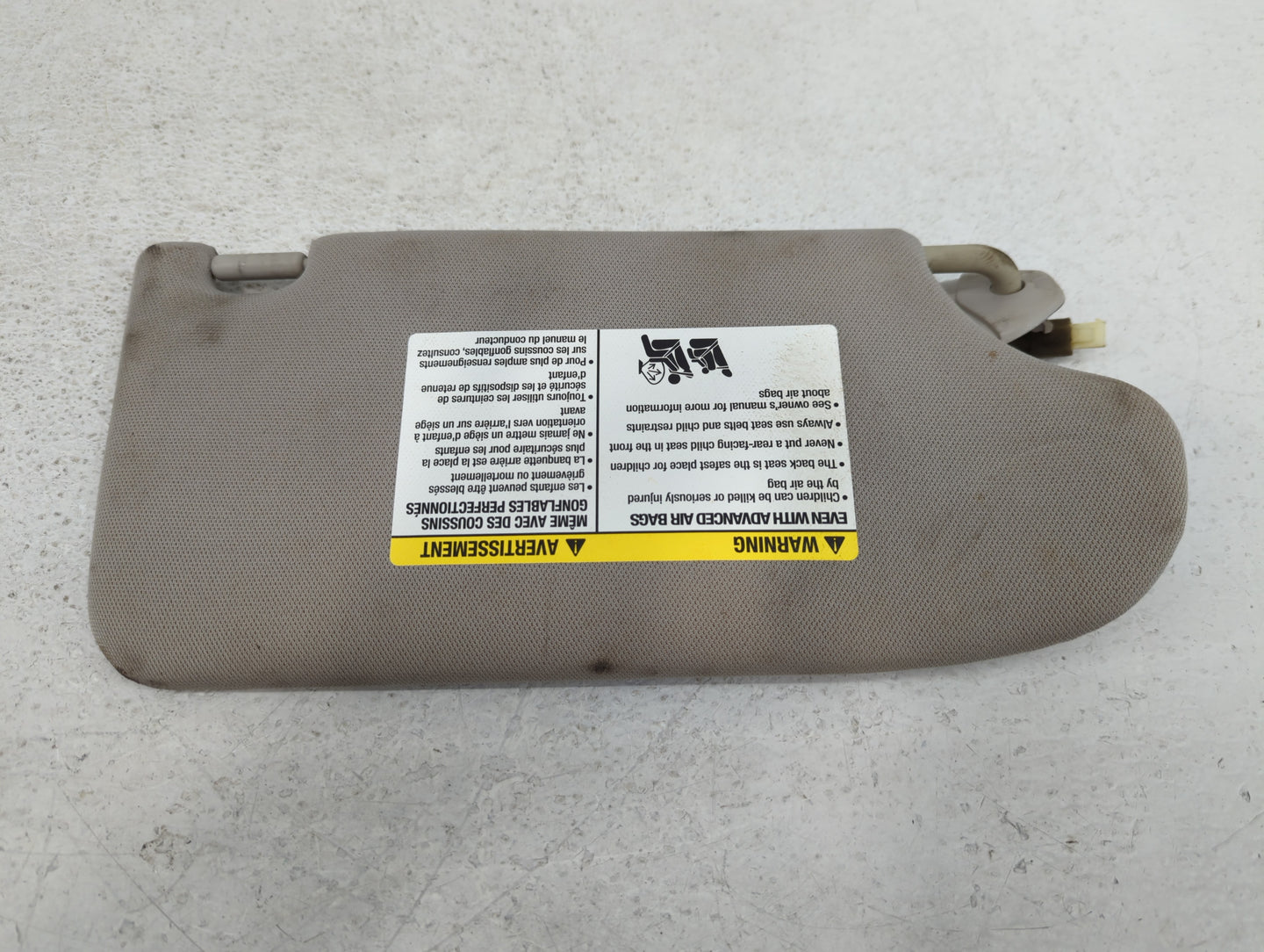2013-2018 Nissan Altima Sun Visor Shade Replacement Driver Left Mirror Fits Fits 2013 2014 2015 2016 2017 2018 OEM Used Auto