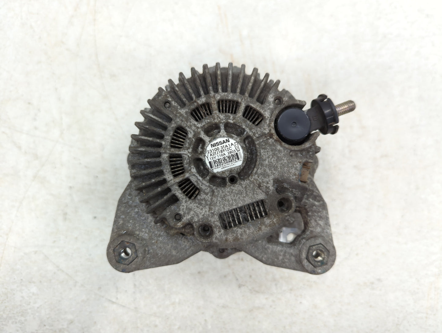2013-2017 Nissan Altima Alternator Replacement Generator Charging Assembly Engine OEM P/N:23100 3TA1A Fits OEM Used Auto Par