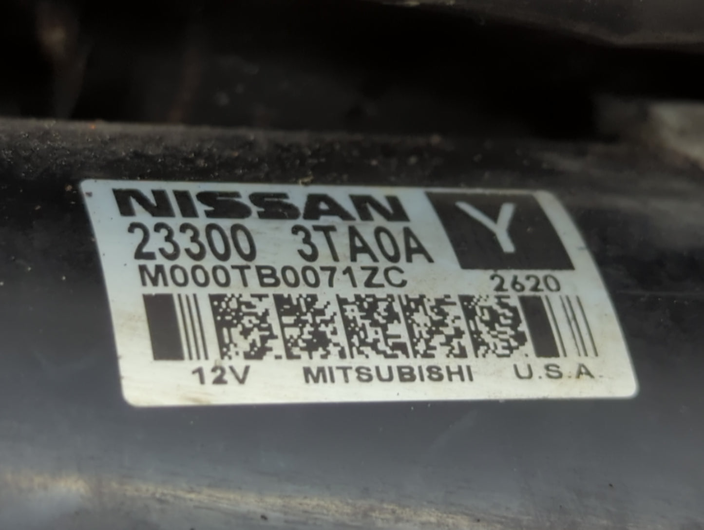 2013-2018 Nissan Altima Car Starter Motor Solenoid OEM P/N:23300 3TA0A Fits Fits 2013 2014 2015 2016 2017 2018 OEM Used Auto