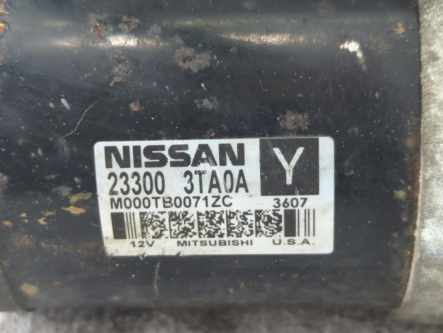 2013-2018 Nissan Altima Car Starter Motor Solenoid OEM P/N:23300 3TA0A Fits Fits 2013 2014 2015 2016 2017 2018 OEM Used Auto