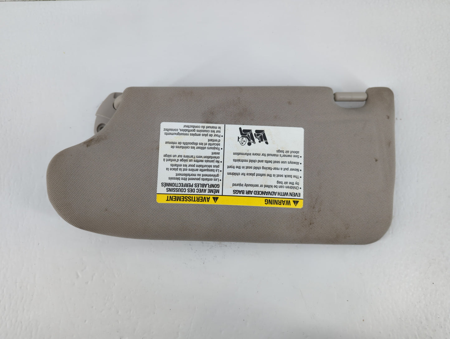 2013-2017 Nissan Altima Sun Visor Shade Replacement Passenger Right Mirror Fits Fits 2013 2014 2015 2016 2017 OEM Used Auto 
