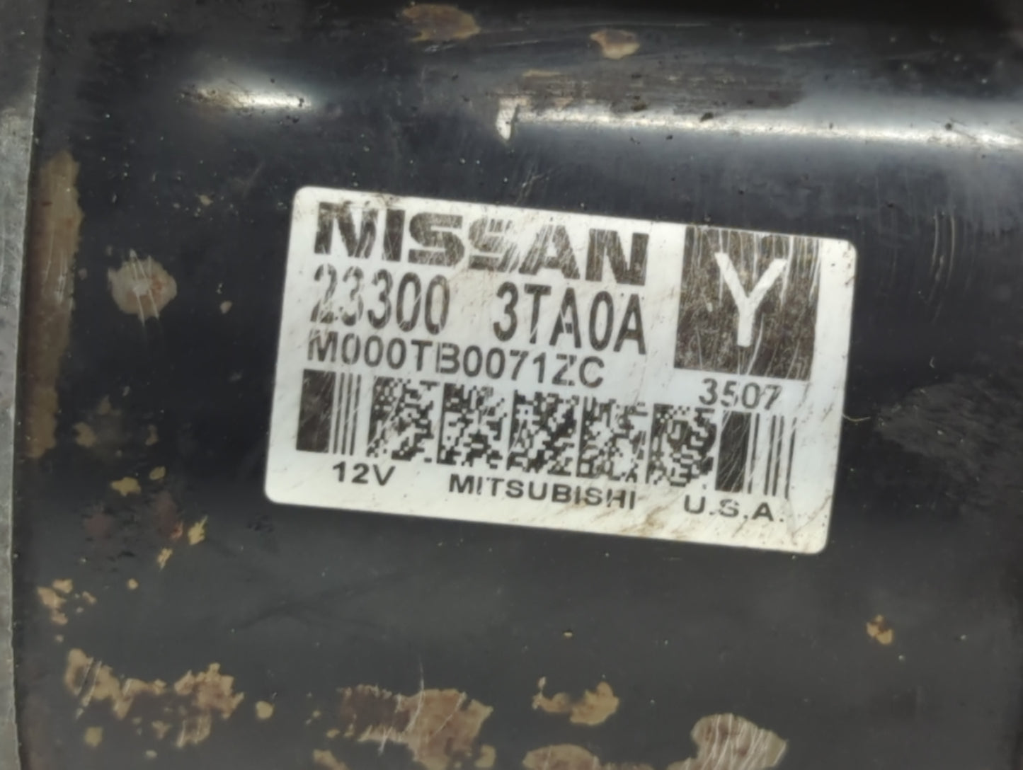 2013-2018 Nissan Altima Car Starter Motor Solenoid OEM P/N:23300 3TA0A Fits Fits 2013 2014 2015 2016 2017 2018 OEM Used Auto