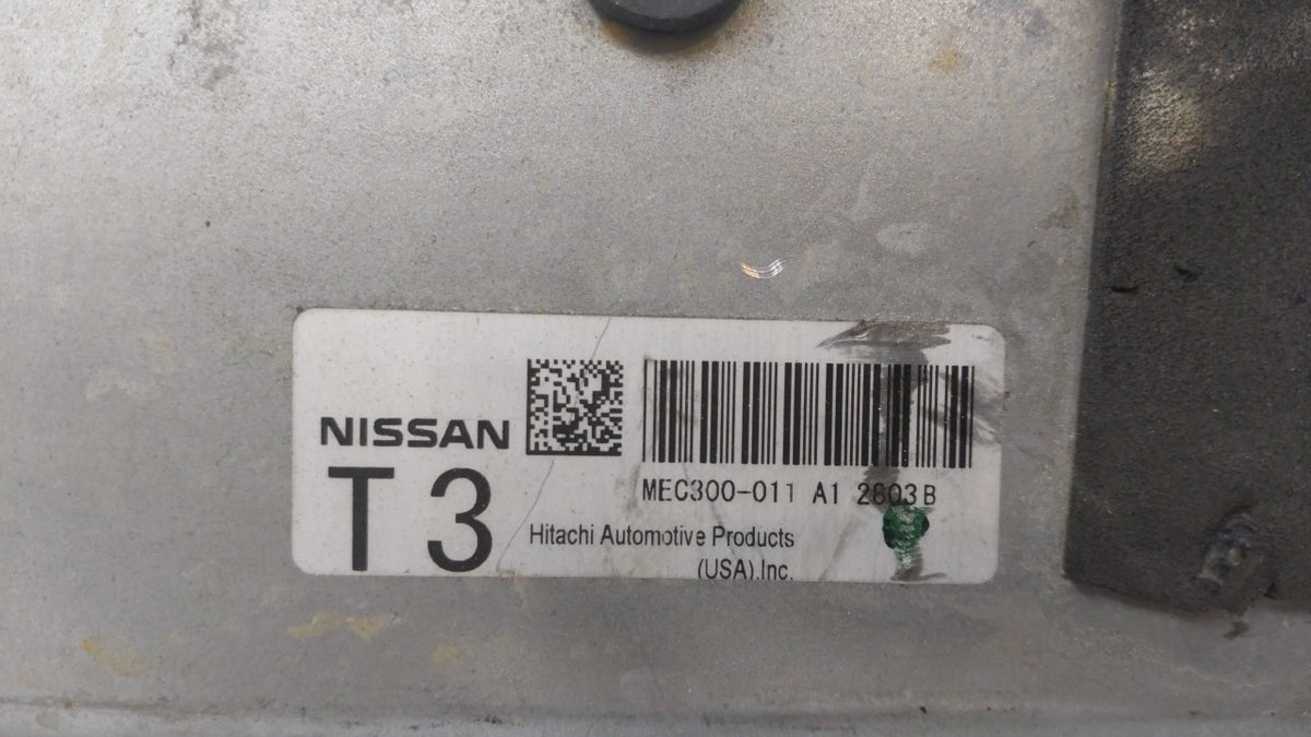 2013-2014 Nissan Altima PCM Engine Control Computer ECU ECM PCU OEM P/N:BEM400-300 MEC300-012 A1, MEC300-052 Fits 2013 2014 