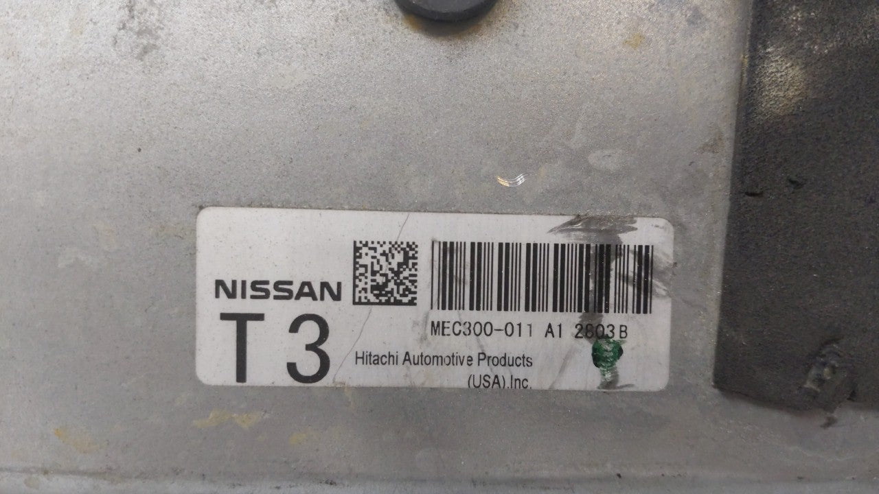 2013-2014 Nissan Altima PCM Engine Control Computer ECU ECM PCU OEM P/N:BEM400-300 MEC300-012 A1, MEC300-052 Fits Fits 2013 