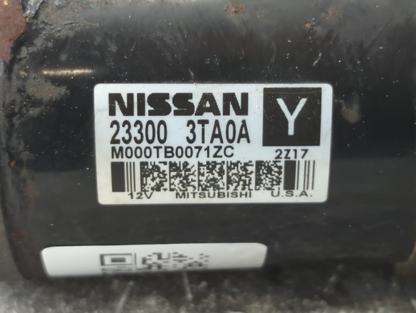 2013-2018 Nissan Altima Car Starter Motor Solenoid OEM P/N:23300 3TA0A Fits Fits 2013 2014 2015 2016 2017 2018 OEM Used Auto