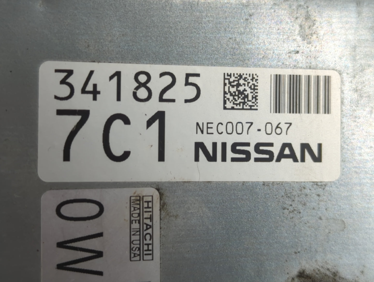 2013-2014 Nissan Altima PCM Engine Control Computer ECU ECM PCU OEM P/N:3418257C1 NEC007-067 Fits Fits 2013 2014 OEM Used Au