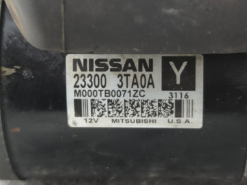 2013-2018 Nissan Altima Car Starter Motor Solenoid OEM P/N:23300 3TA0A Fits Fits 2013 2014 2015 2016 2017 2018 OEM Used Auto Parts