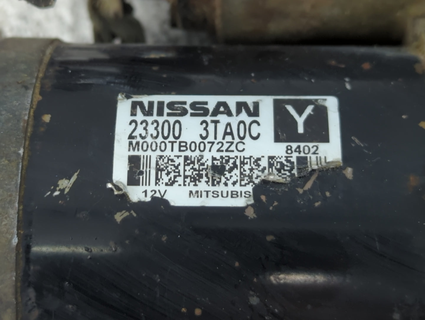 2013-2018 Nissan Altima Car Starter Motor Solenoid OEM P/N:M000TB0072ZC 23300 3TA0C Fits Fits 2013 2014 2015 2016 2017 2018 