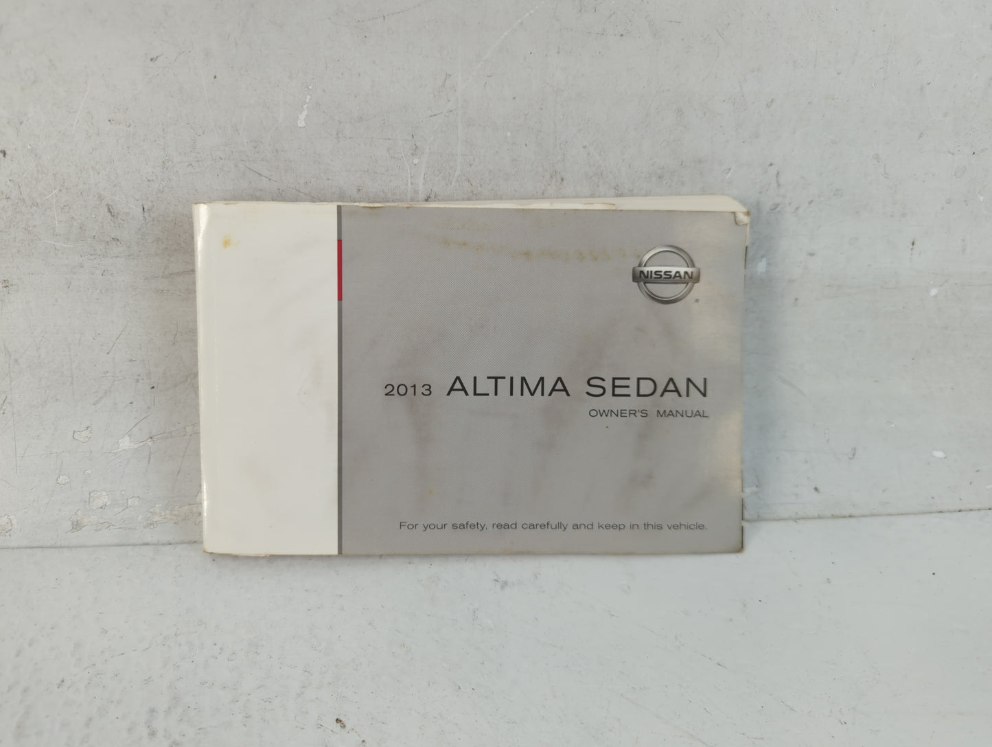 2013 Nissan Altima Owners Manual Book Guide P/N:OM3E 0L33U4 OEM Used Auto Parts - Oemusedautoparts1.com