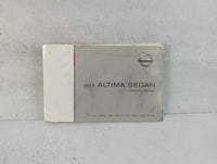 2013 Nissan Altima Owners Manual Book Guide P/N:OM3E 0L33U4 OEM Used Auto Parts - Oemusedautoparts1.com