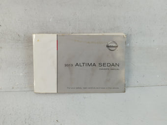 compare product 2013 Nissan Altima Owners Manual Book Guide P/N:OM3E 0L33U4 OEM Used Auto Parts