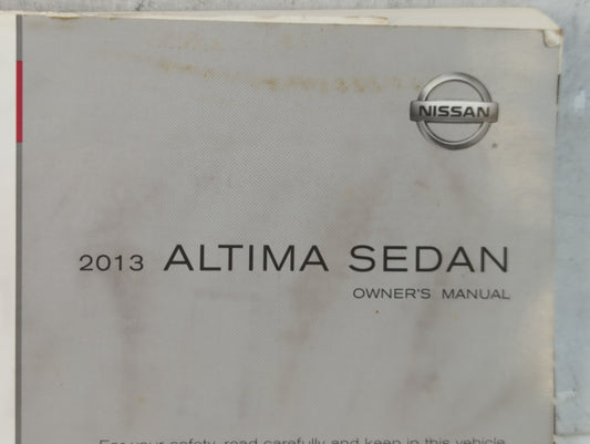2013 Nissan Altima Owners Manual Book Guide P/N:OM3E 0L33U4 OEM Used Auto Parts