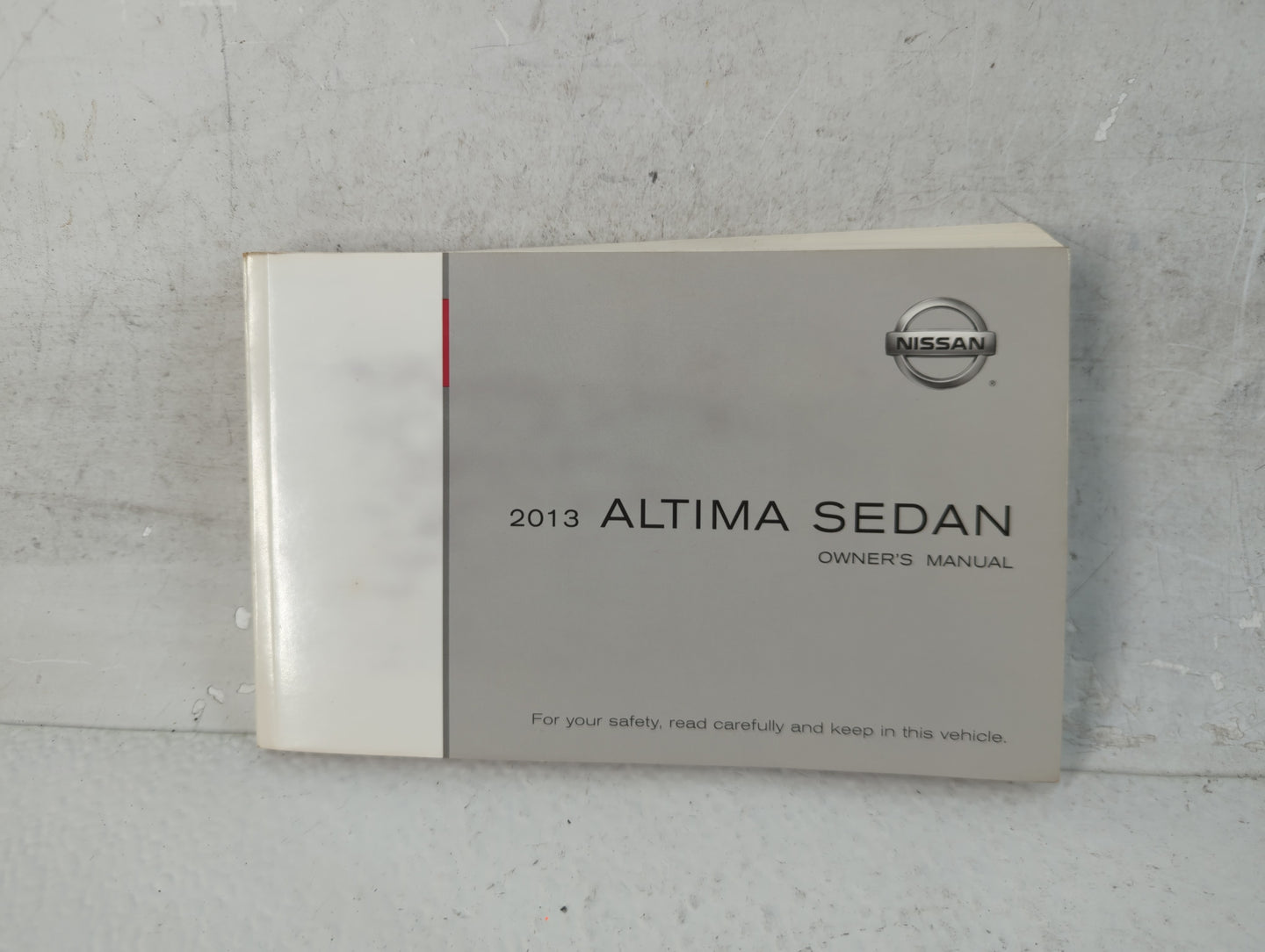 2013 Nissan Altima Owners Manual Book Guide P/N:OM3E 0L33U3 OEM Used Auto Parts - Oemusedautoparts1.com