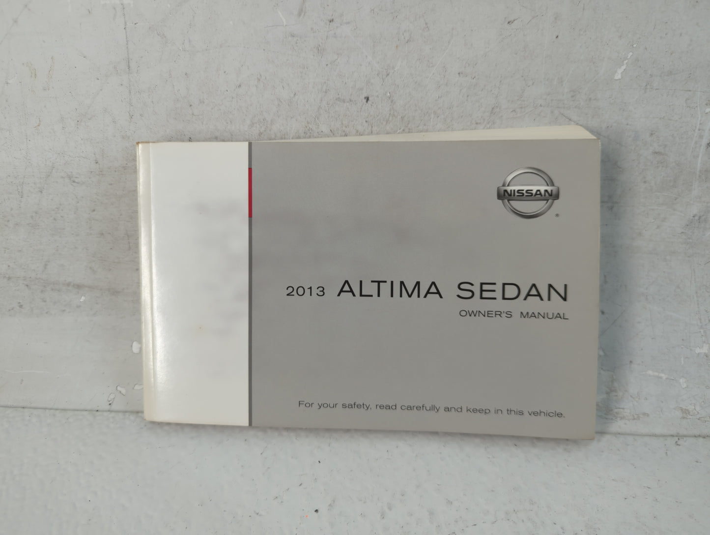 2013 Nissan Altima Owners Manual Book Guide P/N:OM3E 0L33U3 OEM Used Auto Parts - Oemusedautoparts1.com
