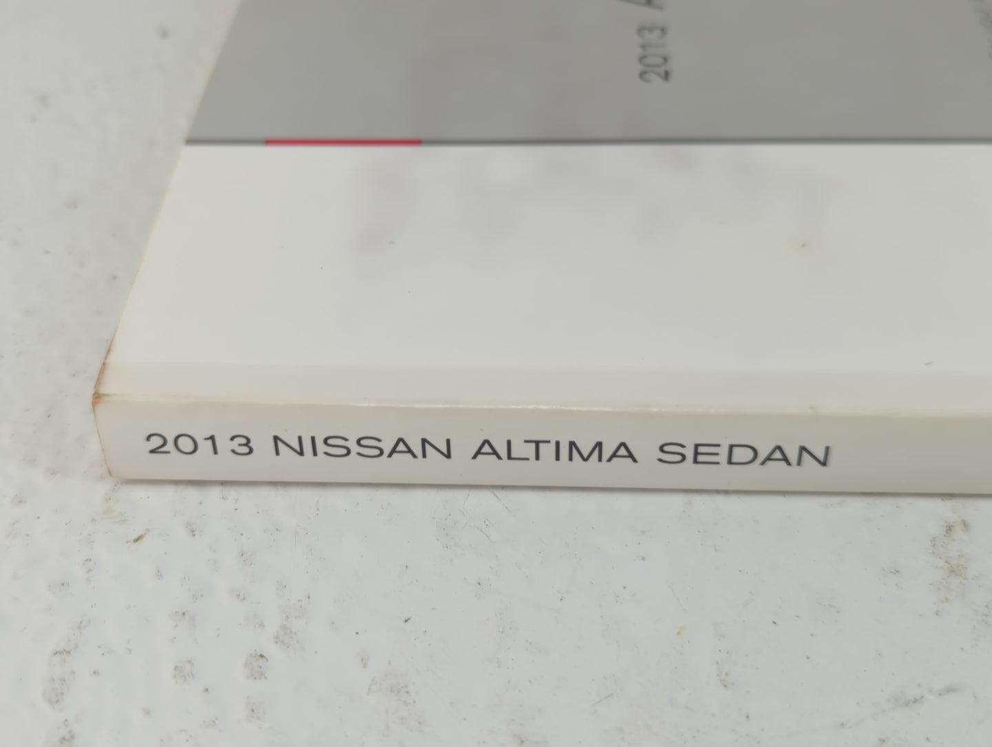 2013 Nissan Altima Owners Manual Book Guide P/N:OM3E 0L33U3 OEM Used Auto Parts - Oemusedautoparts1.com