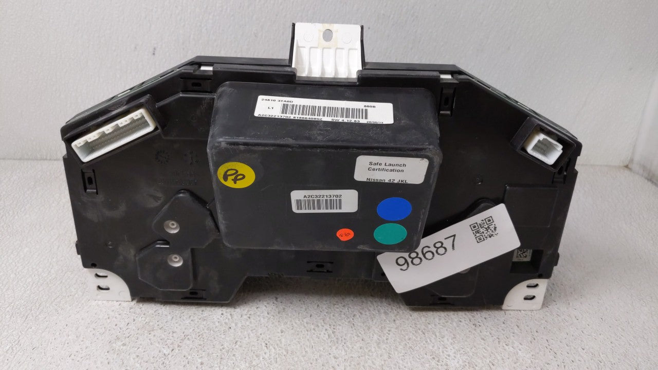 2013 Nissan Altima Instrument Cluster Speedometer Gauges P/N:24810 3TA0D 24810 3TA0C Fits OEM Used Auto Parts - Oemusedautop