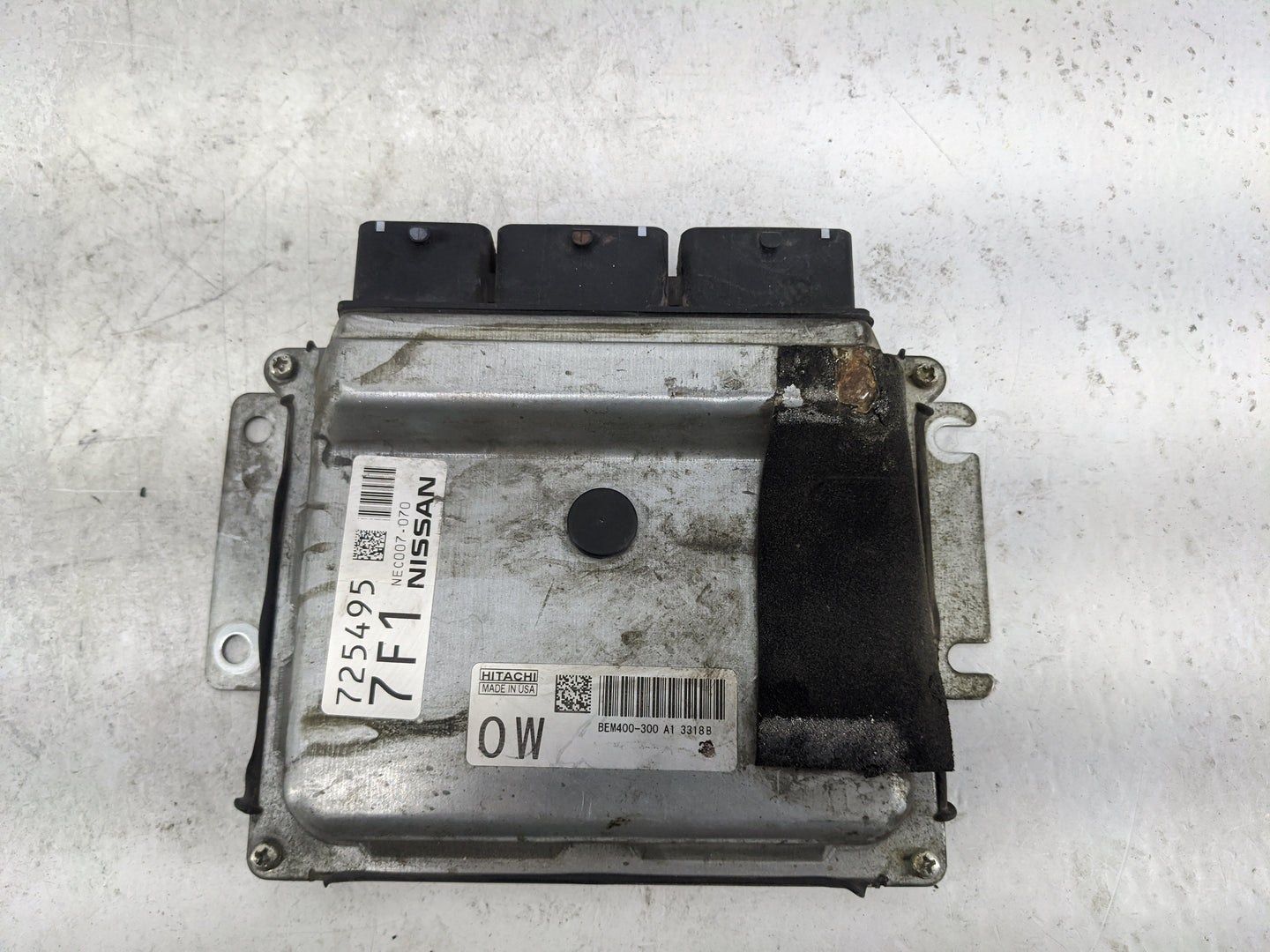 2013 Nissan Altima PCM Engine Control Computer ECU ECM PCU OEM P/N:NEC007-070 BEM400-300 A1 Fits Fits 2014 OEM Used Auto Par