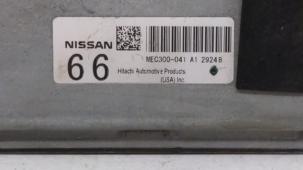 2013 Nissan Altima PCM Engine Control Computer ECU ECM PCU OEM P/N:MEC300-041 A1 MEC300-042 A1, NEC007-070 Fits Fits 2014 OE
