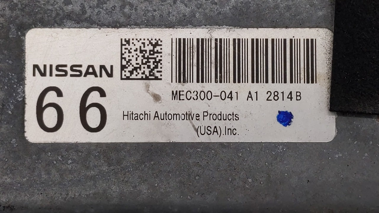 2013 Nissan Altima PCM Engine Control Computer ECU ECM PCU OEM P/N:MEC300-041 A1 MEC300-042 A1, NEC007-070 Fits Fits 2014 OE