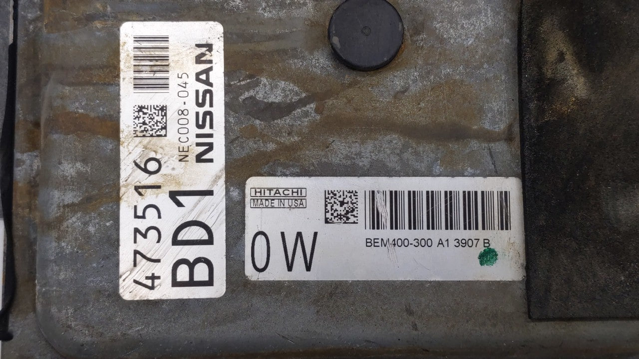 2013 Nissan Altima PCM Engine Control Computer ECU ECM PCU OEM P/N:MEC300-041 A1 MEC300-042 A1, NEC007-070 Fits Fits 2014 OE