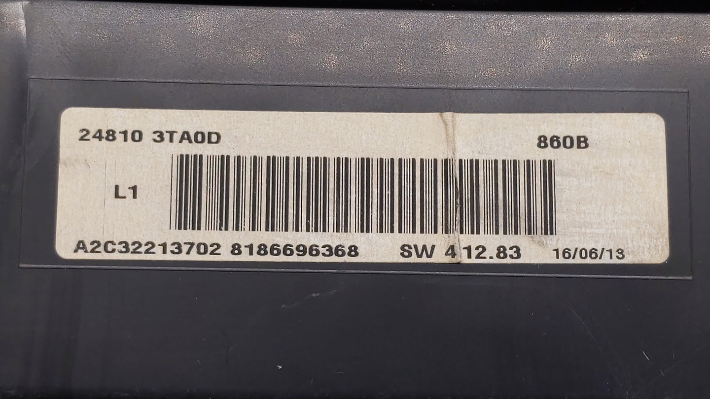 2013 Nissan Altima Instrument Cluster Speedometer Gauges P/N:24810 3TA0D 24810 3TA0C, 24810 3TA0B Fits OEM Used Auto Parts -