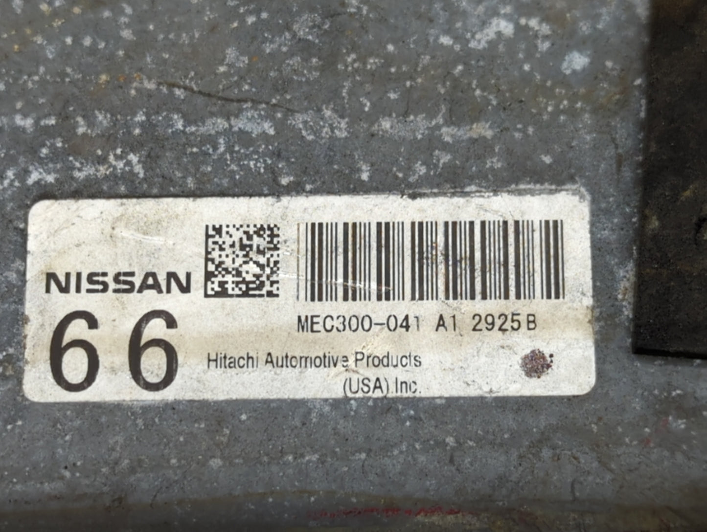 2013 Nissan Altima PCM Engine Control Computer ECU ECM PCU OEM P/N:MEC300-041 A1 MEC300-042 A1, NEC007-070 Fits Fits 2014 OE