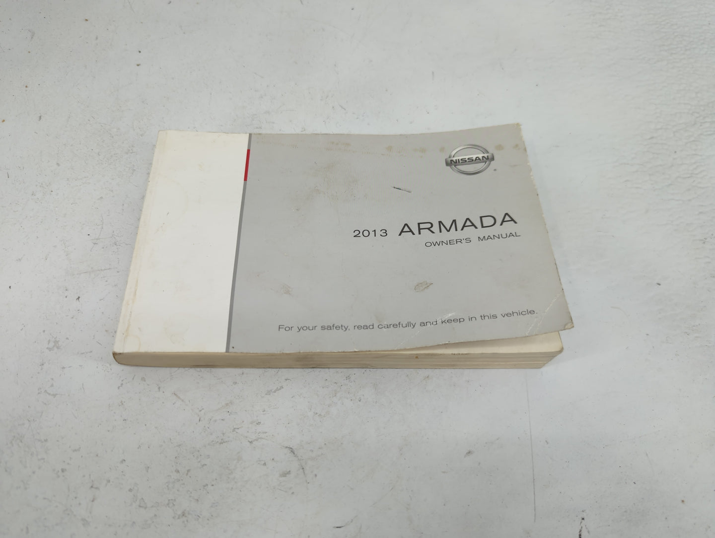 2013 Nissan Armada Owners Manual Book Guide P/N:OM3E TA60U0 OEM Used Auto Parts - Oemusedautoparts1.com