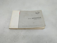 2013 Nissan Armada Owners Manual Book Guide P/N:OM3E TA60U0 OEM Used Auto Parts - Oemusedautoparts1.com