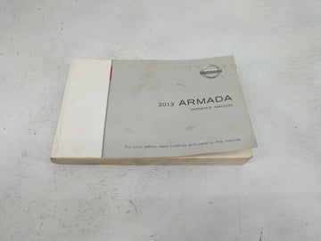 2013 Nissan Armada Owners Manual Book Guide P/N:OM3E TA60U0 OEM Used Auto Parts - Oemusedautoparts1.com