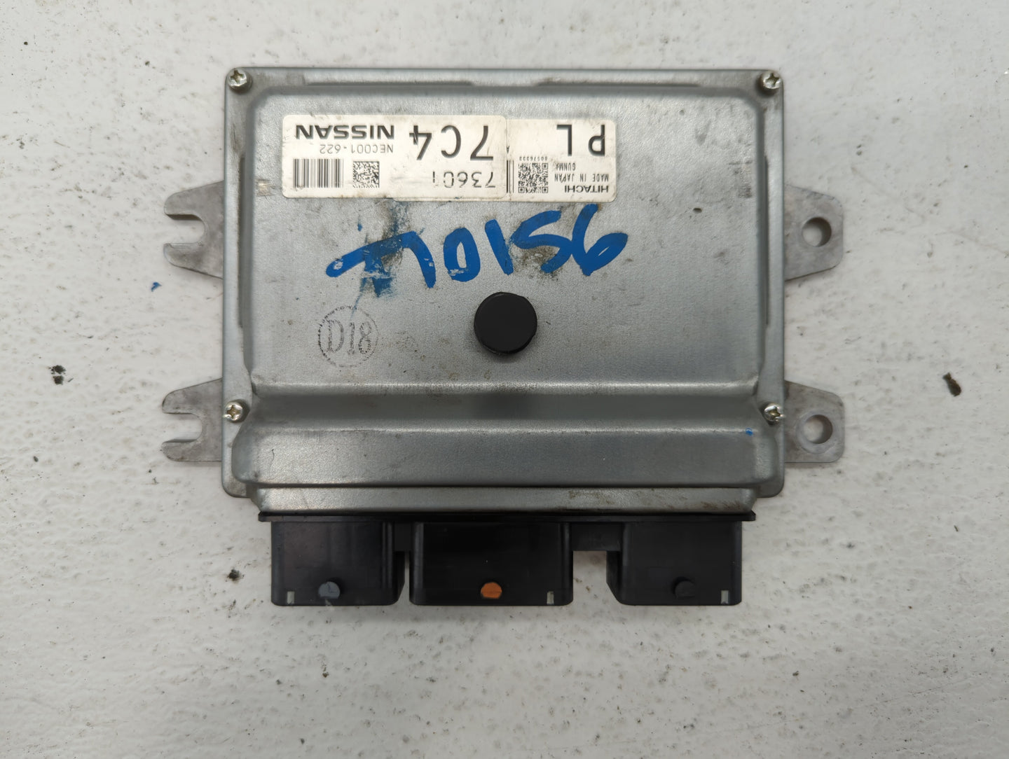 2013 Nissan Cube PCM Engine Control Computer ECU ECM PCU OEM P/N:NEC001-622 NEC001-626 Fits OEM Used Auto Parts - Oemusedaut