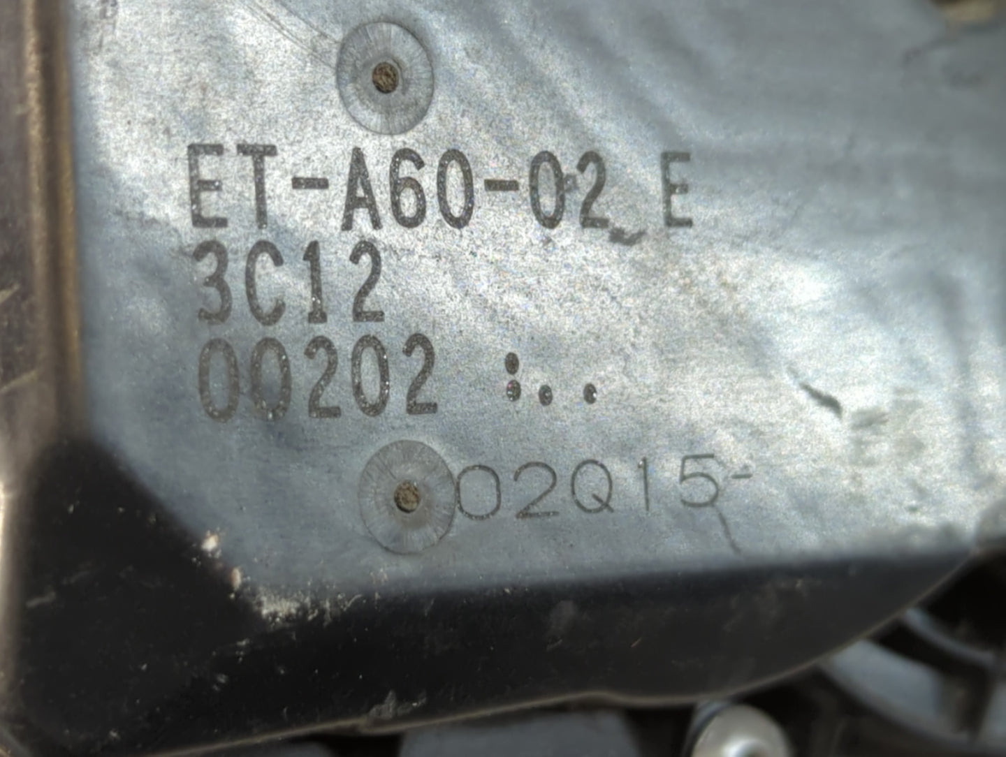 2013 Nissan Cube Throttle Body P/N:ET-A60-02 E Fits OEM Used Auto Parts - Oemusedautoparts1.com