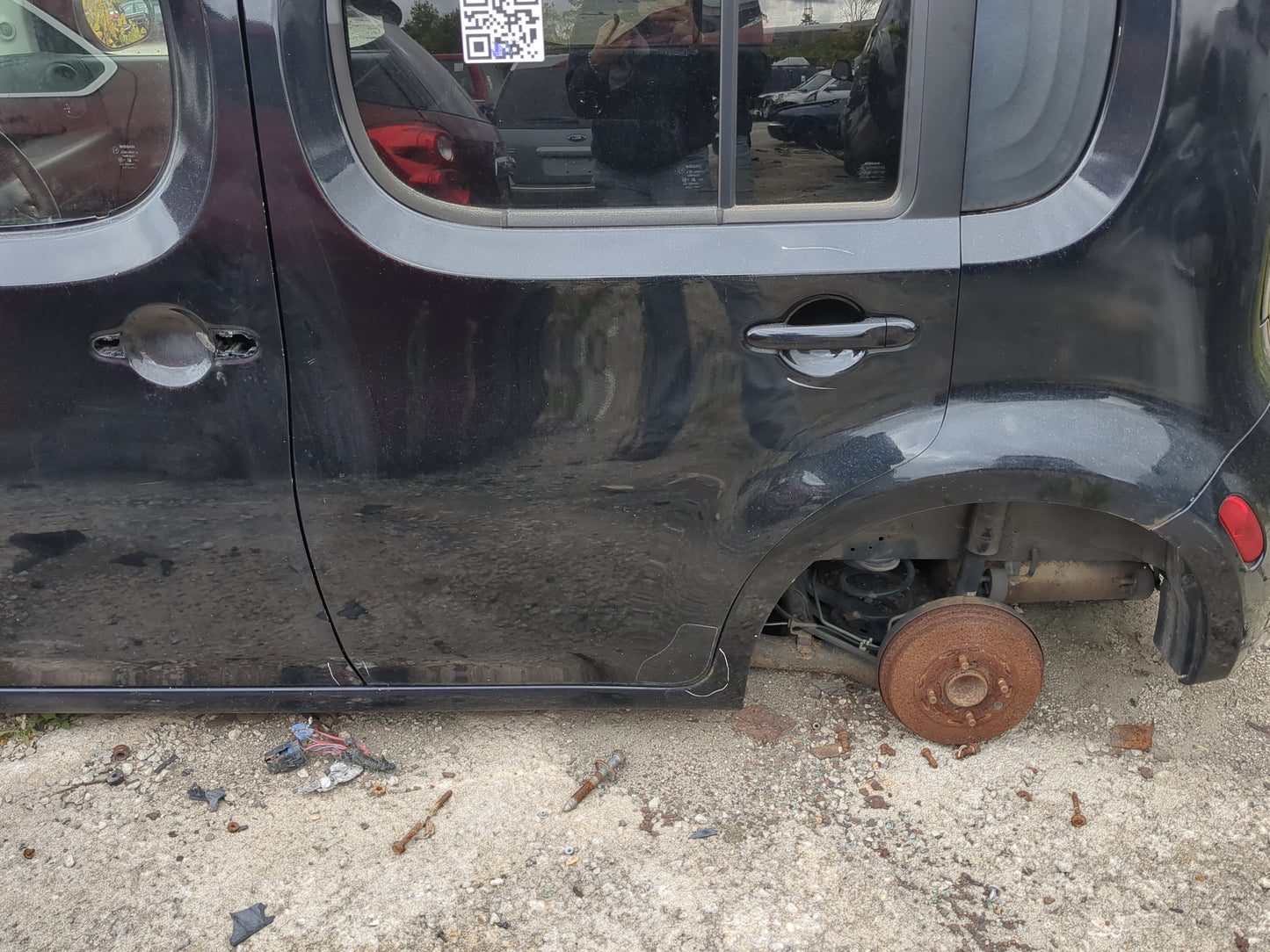 2011-2014 Nissan Cube Back Door Left Driver Side Oem - Oemusedautoparts1.com