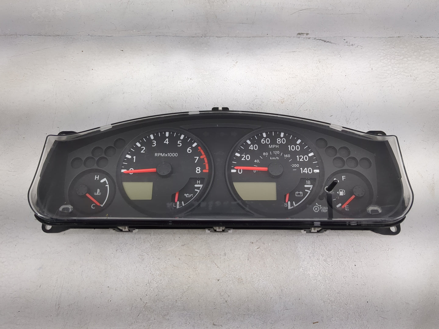 2013-2019 Nissan Frontier Instrument Cluster Speedometer Gauges P/N:24810-9BF5A Miles: Fits OEM Used Auto Parts - Oemusedaut