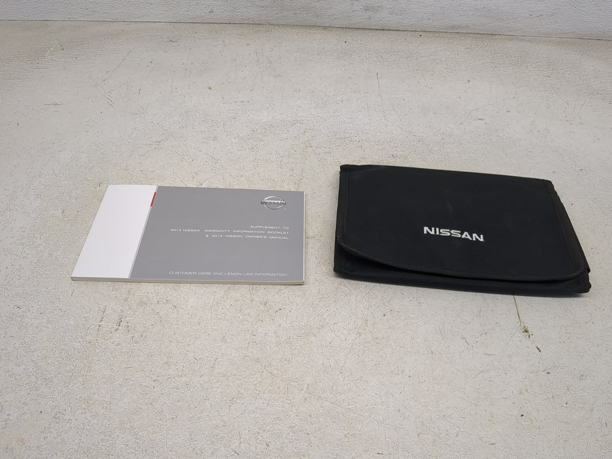 2013 Nissan Frontier Owners Manual Book Guide OEM Used Auto Parts - Oemusedautoparts1.com