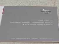 2013 Nissan Frontier Owners Manual Book Guide OEM Used Auto Parts - Oemusedautoparts1.com