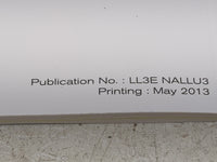 2013 Nissan Frontier Owners Manual Book Guide OEM Used Auto Parts - Oemusedautoparts1.com