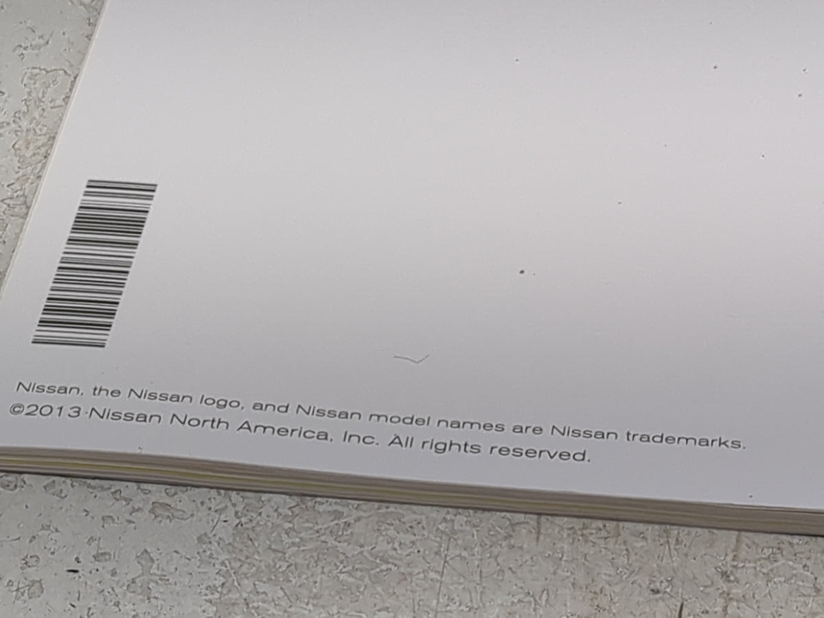 2013 Nissan Frontier Owners Manual Book Guide OEM Used Auto Parts - Oemusedautoparts1.com