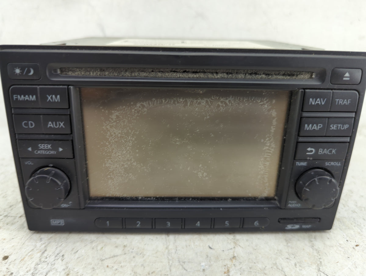 2011-2014 Nissan Juke Radio AM FM Cd Player Receiver Replacement P/N:7 612 831 304 Fits OEM Used Auto Parts - Oemusedautopar