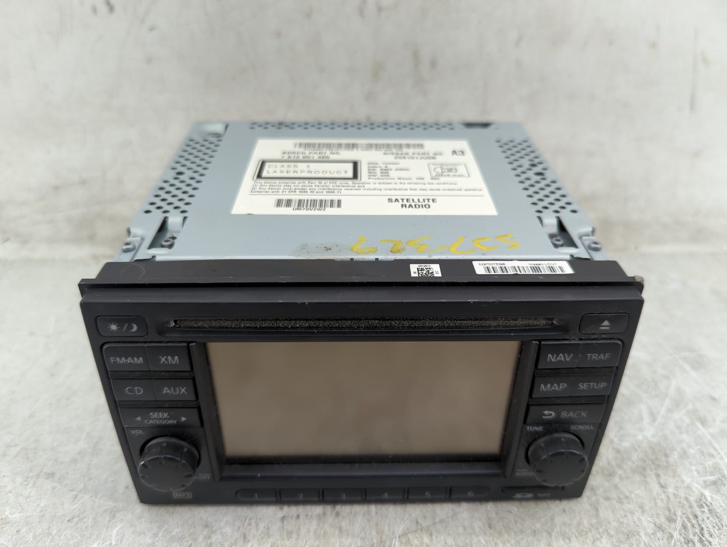 2012-2014 Nissan Juke Radio AM FM Cd Player Receiver Replacement P/N:7612051460 259151JU0B, CM1460D Fits Fits 2012 2013 2014