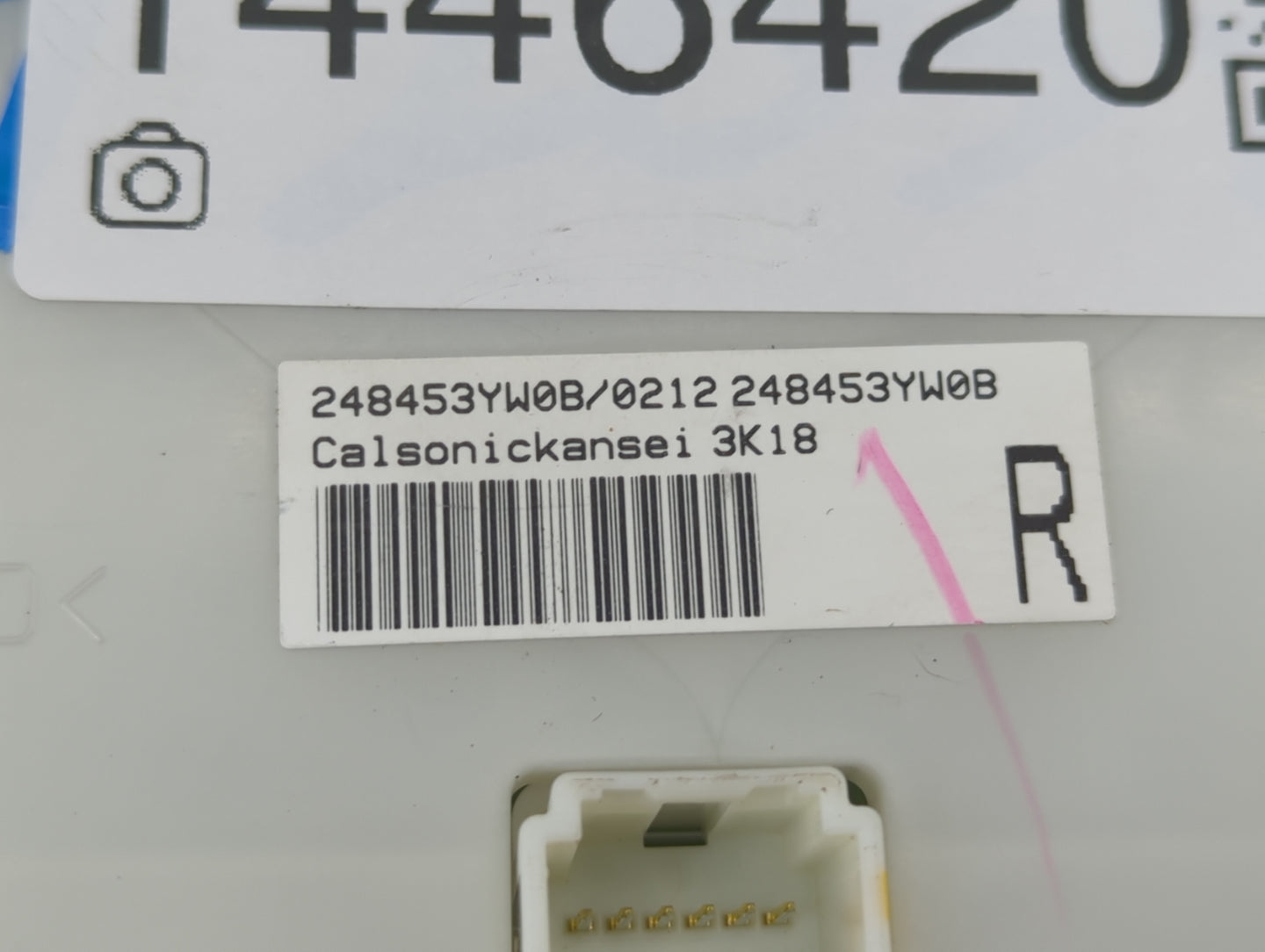 2013-2014 Nissan Juke Climate Control Module Temperature AC/Heater Replacement P/N:248453YW0B Fits Fits 2013 2014 OEM Used A