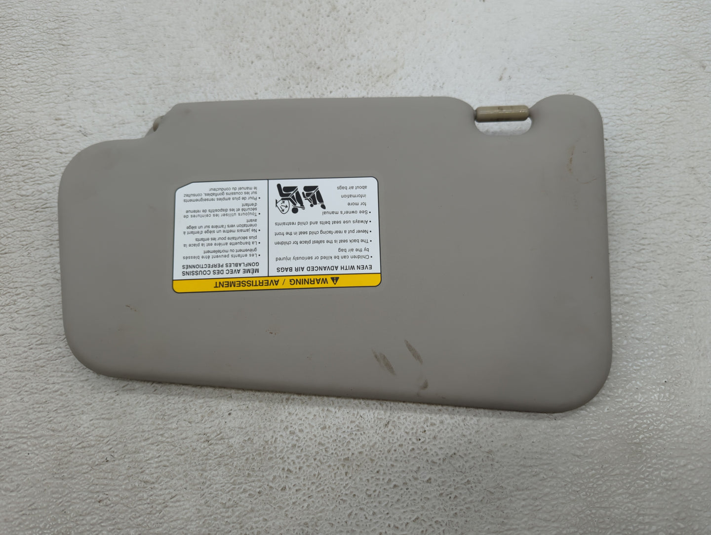2011-2013 Nissan Juke Sun Visor Shade Replacement Passenger Right Mirror Fits Fits 2011 2012 2013 OEM Used Auto Parts - Oemu