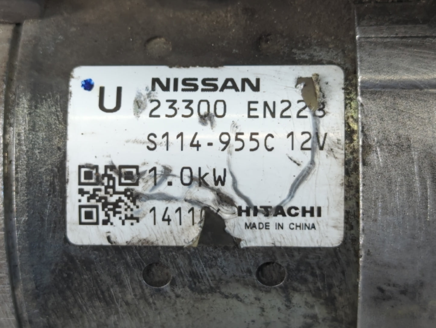 2013-2017 Nissan Juke Car Starter Motor Solenoid OEM P/N:23300 EN22B Fits Fits 2013 2014 2015 2016 2017 2018 2019 2020 OEM U