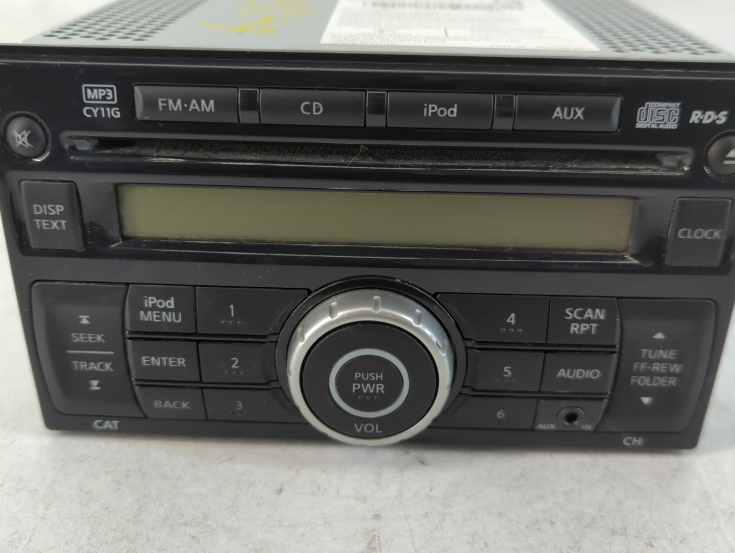 2011-2014 Nissan Juke Radio AM FM Cd Player Receiver Replacement P/N:28185 1KM2A Fits Fits 2011 2012 2013 2014 OEM Used Auto