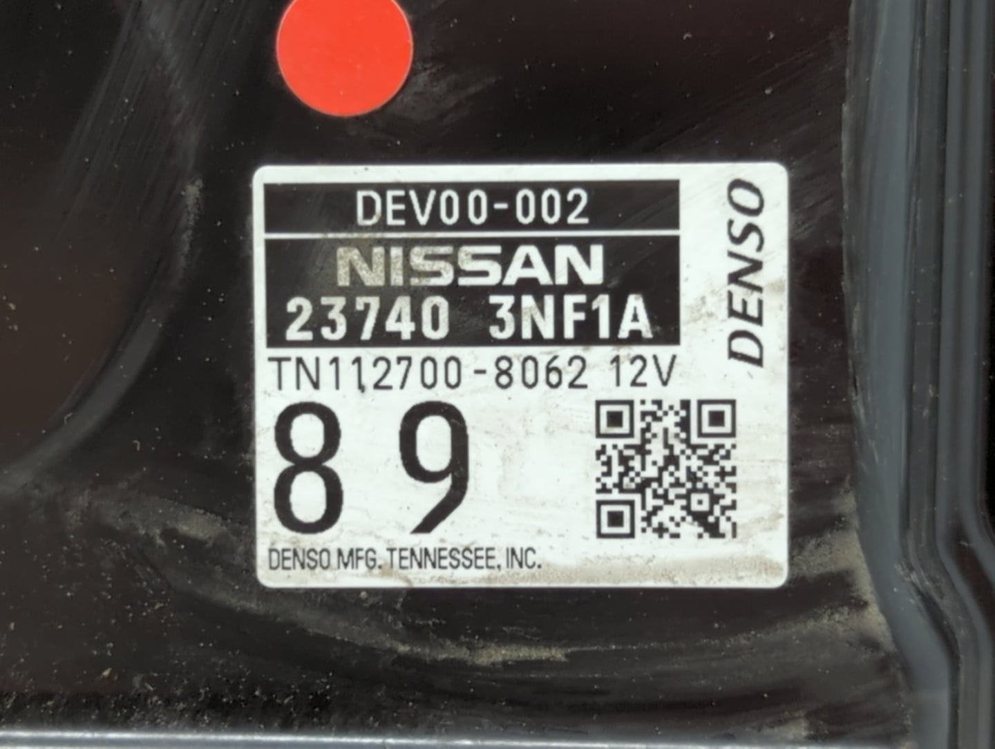2013 Nissan Leaf PCM Engine Control Computer ECU ECM PCU OEM P/N:23740 3N41A Fits OEM Used Auto Parts - Oemusedautoparts1.co