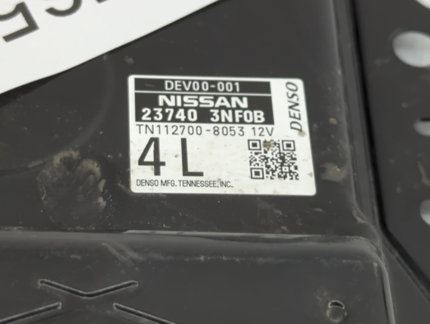 2013 Nissan Leaf PCM Engine Control Computer ECU ECM PCU OEM P/N:23740 3NF0B Fits OEM Used Auto Parts - Oemusedautoparts1.co