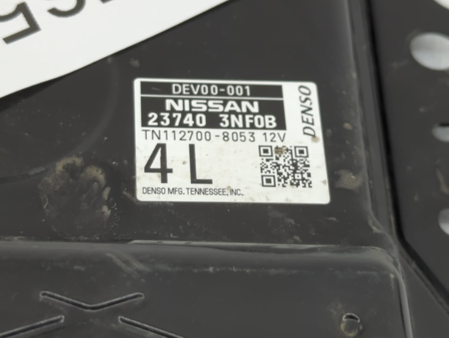 2013 Nissan Leaf PCM Engine Control Computer ECU ECM PCU OEM P/N:23740 3NF0B Fits OEM Used Auto Parts - Oemusedautoparts1.co