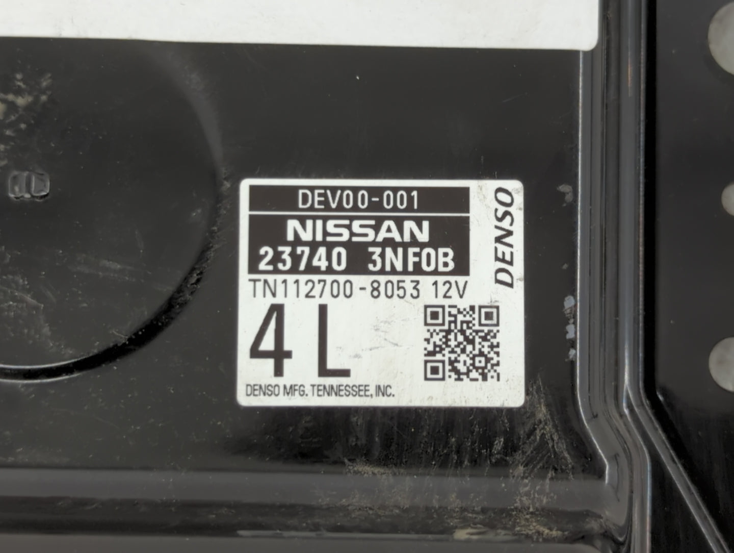 2013 Nissan Leaf PCM Engine Control Computer ECU ECM PCU OEM P/N:23740 3NF0B Fits OEM Used Auto Parts - Oemusedautoparts1.co